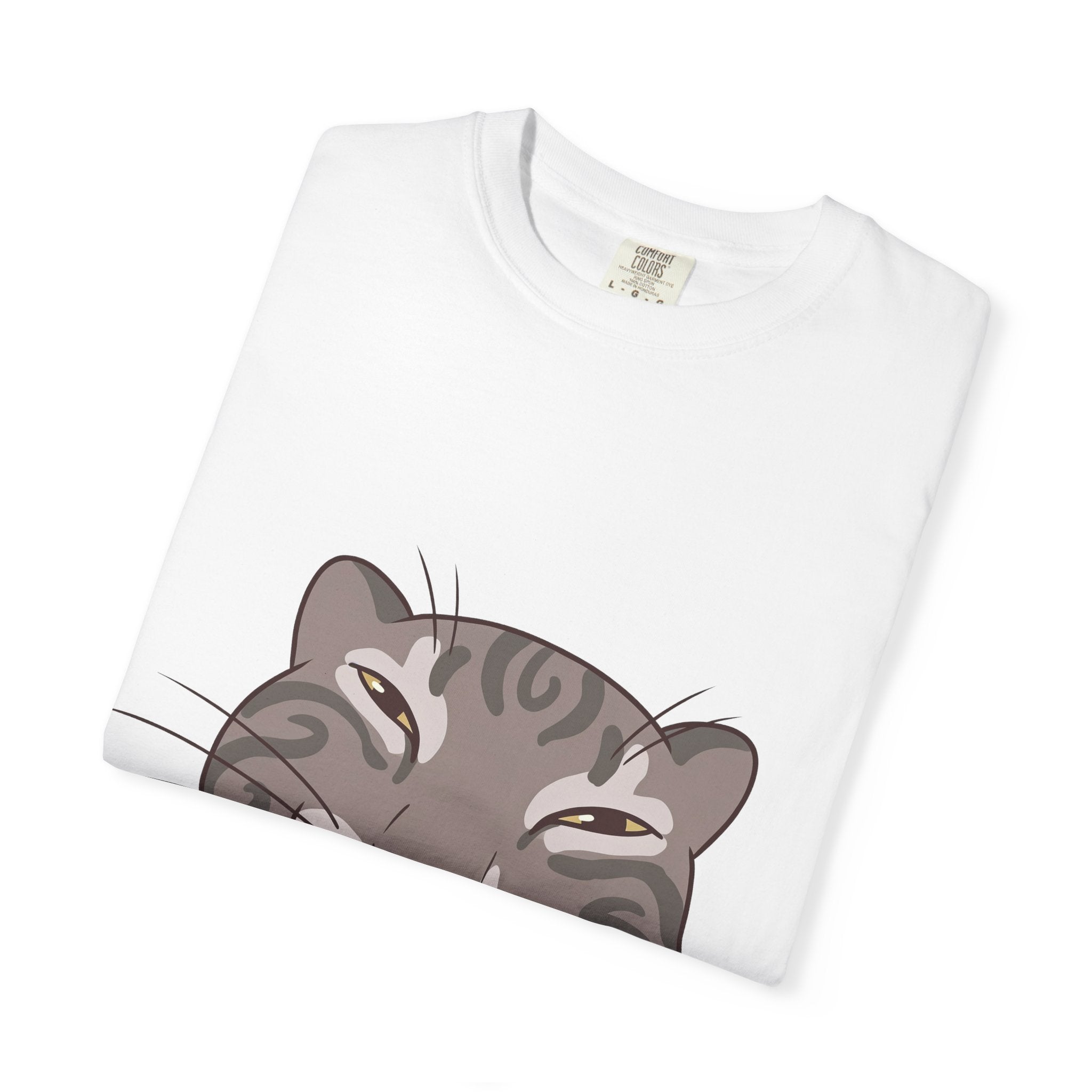 Silly Tongue-Out Tabby Cat T-Shirt | Cute Cat Face Tee