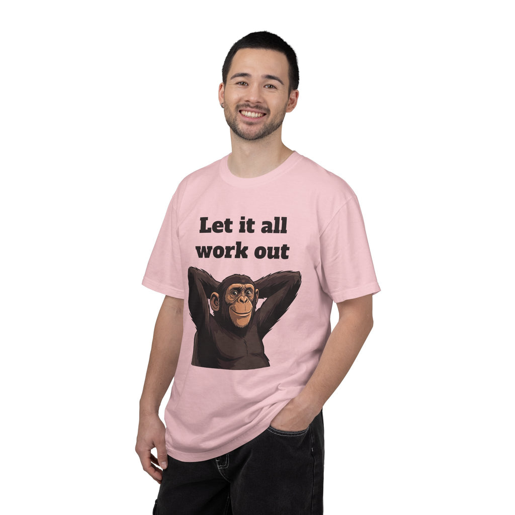 Let It All Work Out T-Shirt — Relaxed Chimp Motivational Tee