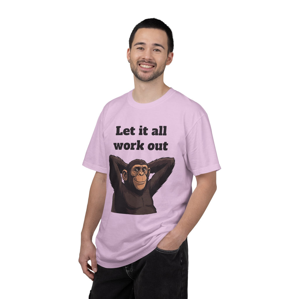Let It All Work Out T-Shirt — Relaxed Chimp Motivational Tee