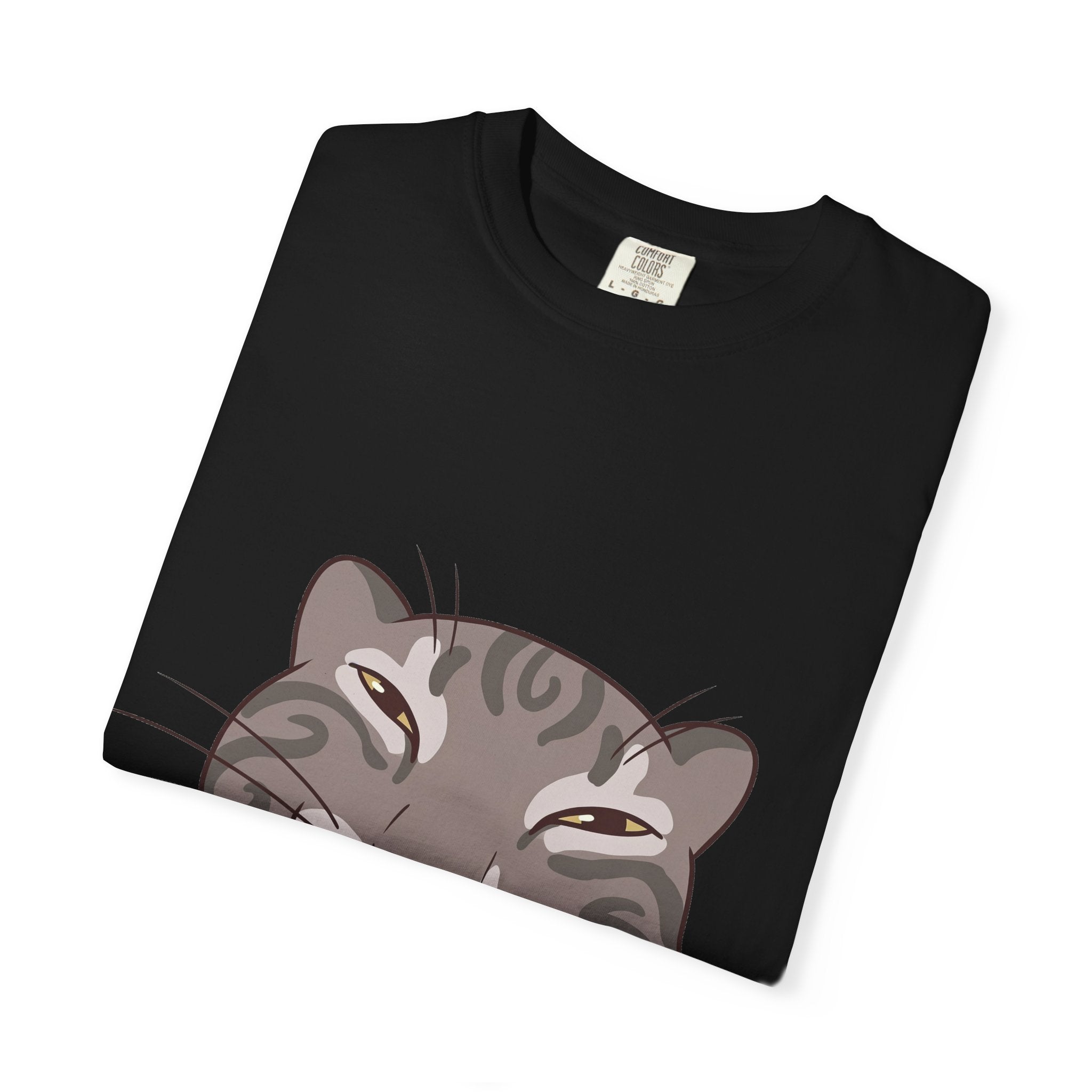 Silly Tongue-Out Tabby Cat T-Shirt | Cute Cat Face Tee
